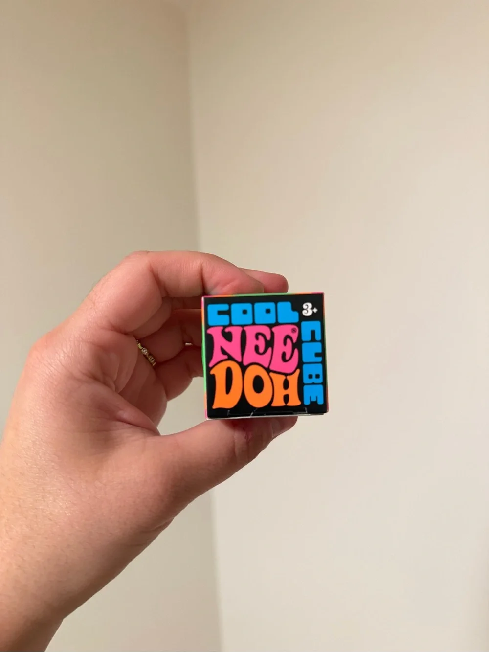 Mini Cool Cube NeeDoh - Orange (1 PC)